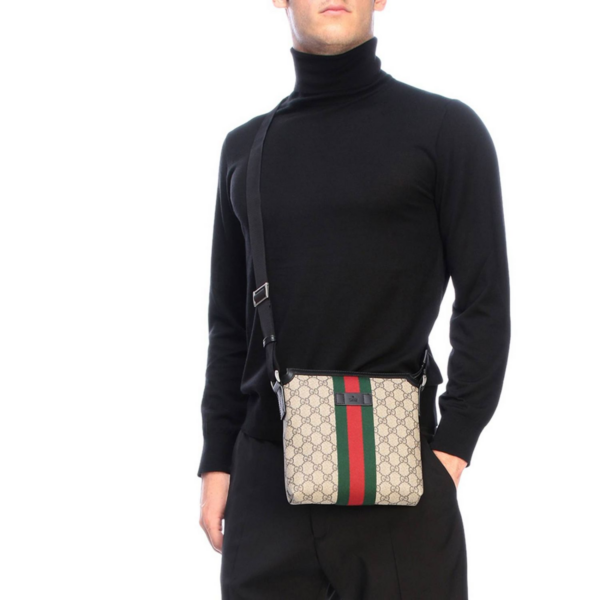 Túi Gucci GG Supreme Web Messenger Bag 471454 KHNGN 9692 - Ảnh 3