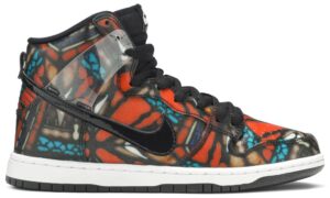Giày Nike Concepts x SB Dunk High 'Stained Glass' 313171-606