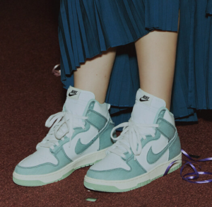 Giay Nike Dunk High 1985 'Enamel Green Denim' DV1143-300