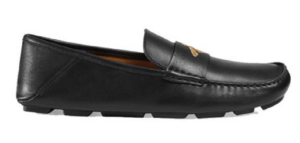 Giày Gucci Leather Driver Bee 473769-DTM20-1000