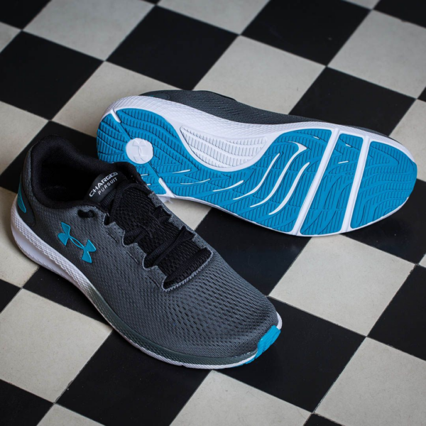 Giày Under Armour Charged Pursuit 2 'Black Sea Blue' 3022594-100 - Ảnh 4