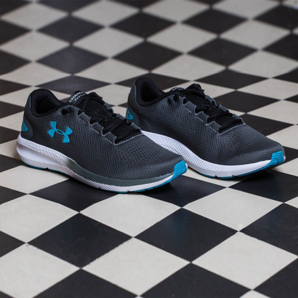 Giày Under Armour Charged Pursuit 2 'Black Sea Blue' 3022594-100 - Ảnh 6