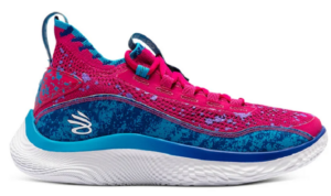 Giày Under Armour Curry Flow 8 GS Blue Pink 3024695-603