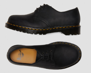 Giay Dr.Martens 1461 Waxed Full Grain Leather 'Black' 30679001