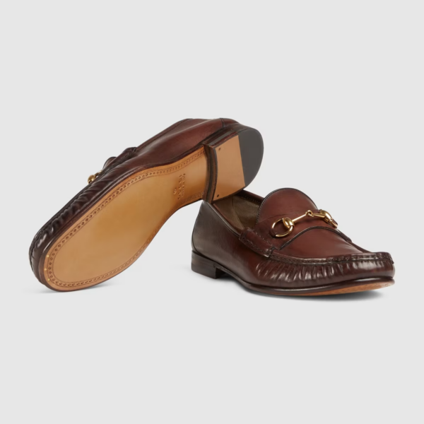 Giày Gucci Horsebit Leather Loafers 307929-BLM00-2140 - Ảnh 4