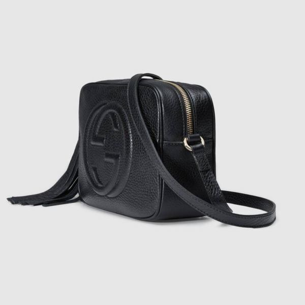 Túi Gucci Soho Small Leather Disco Bag Black 308364 A7M0G 1000 - Ảnh 2