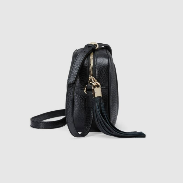 Túi Gucci Soho Small Leather Disco Bag Black 308364 A7M0G 1000 - Ảnh 4
