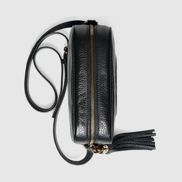 Túi Gucci Soho Small Leather Disco Bag Black 308364 A7M0G 1000 - Ảnh 5