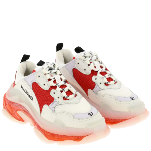 Giày Balenciaga Triple S Clear Sole Red 544351-W09OH-6506 - Ảnh 2