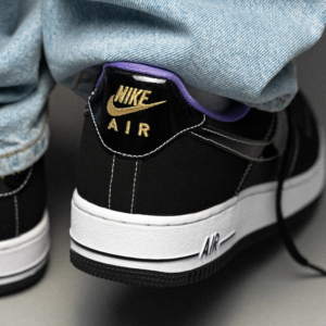 Giay Nike Air Force 1 '07 LV8 EMB World Champions 'Black Iron Grey' DR9866-001