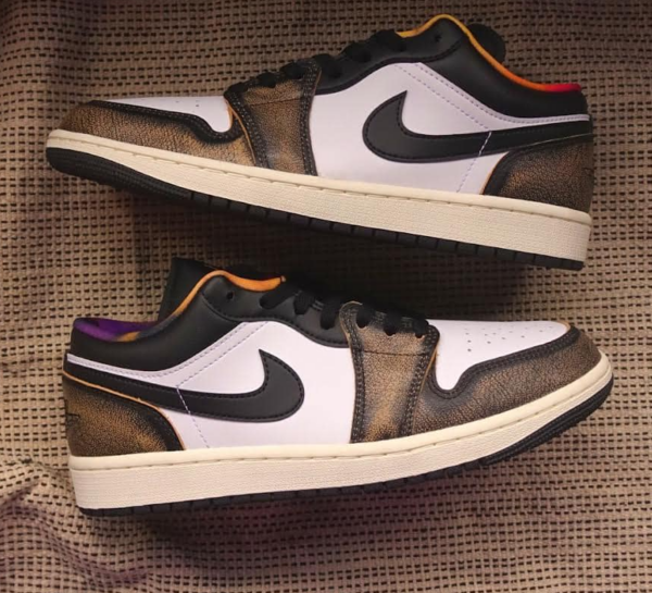 Giày Nike Air Jordan 1 Low 'White Sail' DQ8422-001 - Ảnh 4