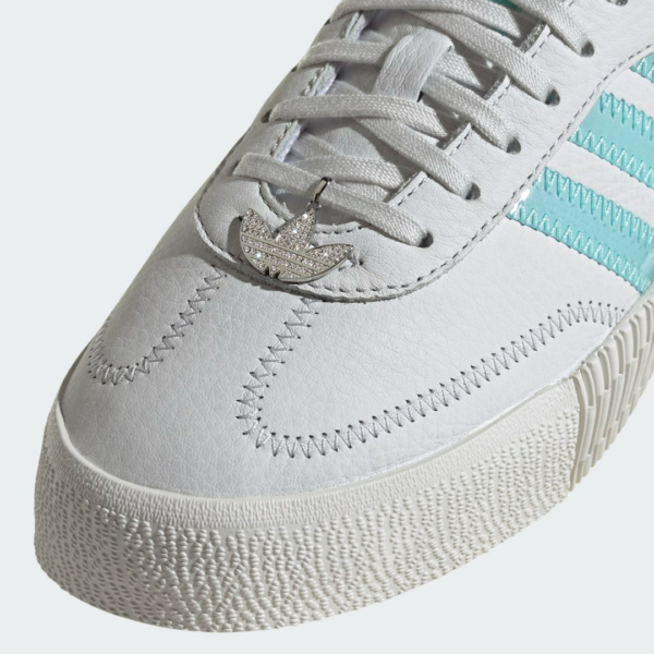 Giày Adidas Originals X Swarovski Sambarose 'White Aqua' GZ8618 - Ảnh 3