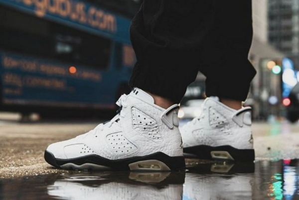 Giày Nike Air Jordan 6 Retro BG 'Alligator' 384665-110 - Ảnh 2