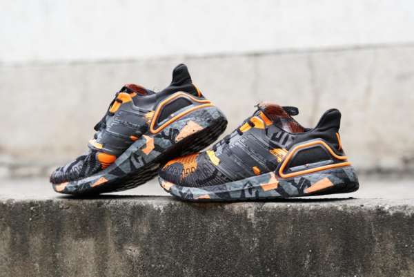 Giày Adidas UltraBoost 20 'Black Orange Grey' G57628 - Ảnh 3
