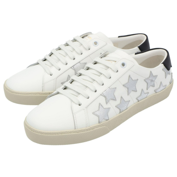 Giày Saint Laurent Wmns Court Classic SL-06 'White Metallic' 4191970MP109082 - Ảnh 2