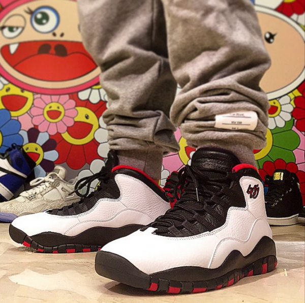 Giày Nike Air Jordan 10 Retro 'Chicago' 2012 310805-100 - Ảnh 2