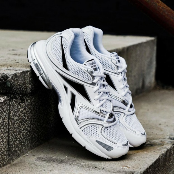Giày Reebok Premier Road Plus 6 'White Silver Metallic' G58597 - Ảnh 6