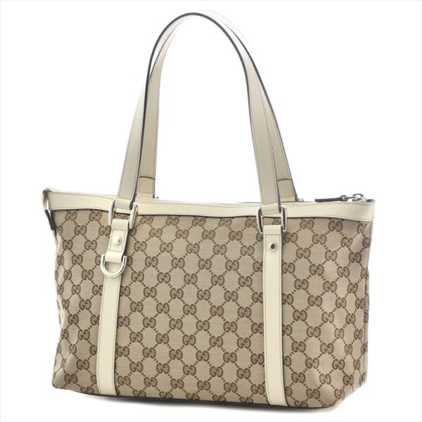 Túi Gucci Tote Bag GG Canvas 141470 KY9JG 9773 - Ảnh 2