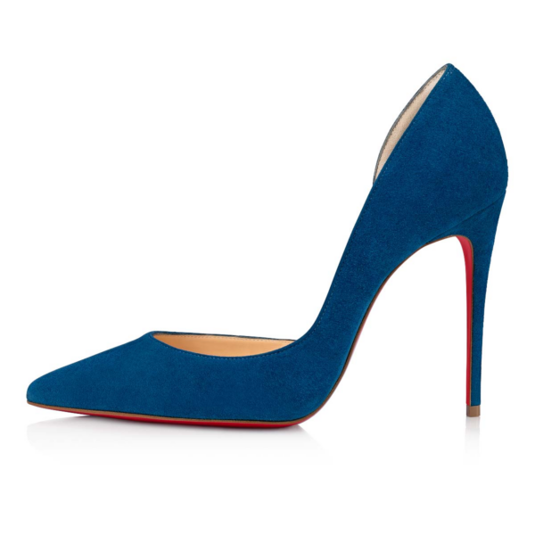 Giày Cao Gót Christian Louboutin Iriza 100 100 Ludwig Veau Velours 3130523U467 - Ảnh 2
