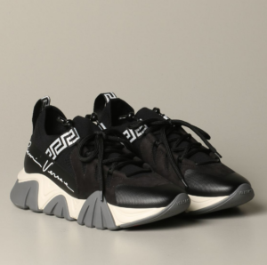 Alternative view of Giày Versace Squalo Knit Trainer 'Black' DSU8007-DCL5G-D4101