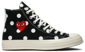Giày Converse Comme des Garçons x Chuck Taylor All Star 70 Hi 'Black Polka Dot' 157250C
