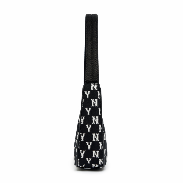 Túi MLB Monogram Jacquard Hobo Bag NY Yankees 3ABQS011N-50BKS - Ảnh 4