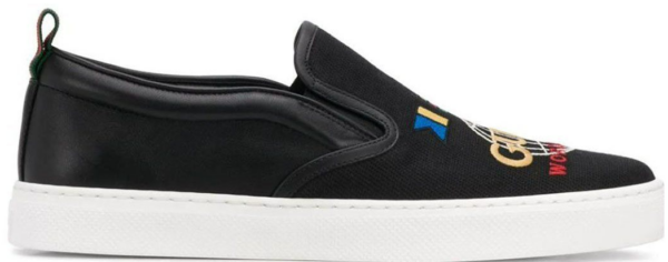 Giày Gucci Dublin Worldwide Flag Slip On 602849-GZO10-1075