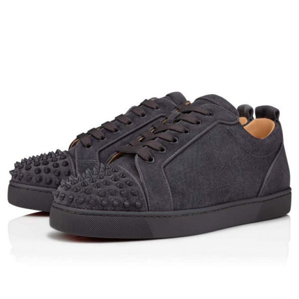 Giày Christian Louboutin Louis Junior Spikes 'Smoky' 3160934I395 - Ảnh 2