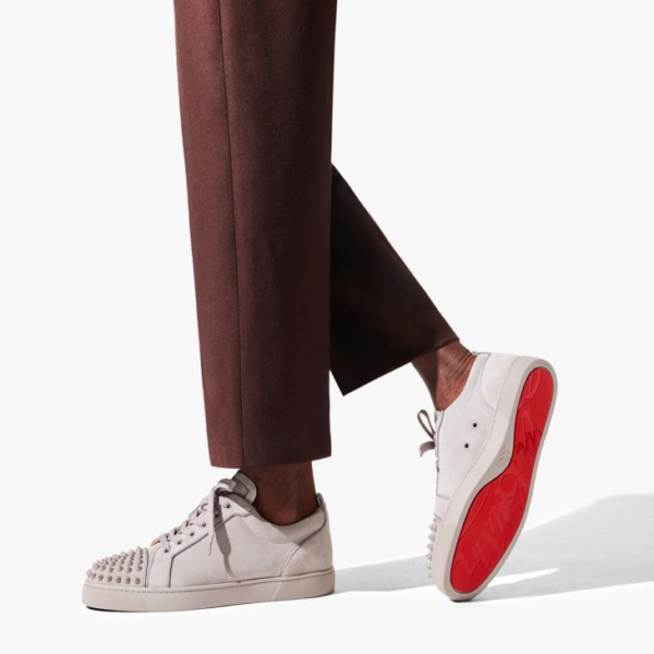 Giày Christian Louboutin Louis Junior Spikes 'Beige' 3160934I506 - Ảnh 4