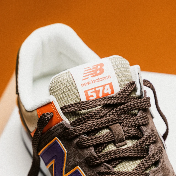 Giày New Balance 574 'Brown Orange' U574PG2 - Ảnh 4