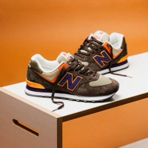 Alternative view of Giày New Balance 574 'Brown Orange' U574PG2