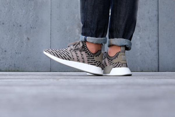 Giày Adidas NMD_R2 Primeknit 'Trace Cargo' BA7198 - Ảnh 5