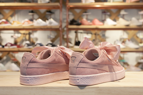 Giày Puma Suede Heart Pebble " Particle Pink" 365210-01 - Ảnh 4