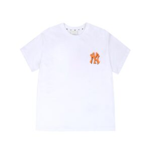 Áo MLB T Shirt New York Yankees White 31TS06031-50W