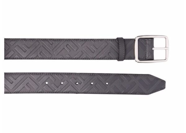Thắt Lưng Fendi Belt In Gray Leather 7C0455AFSWF10NP - Ảnh 2