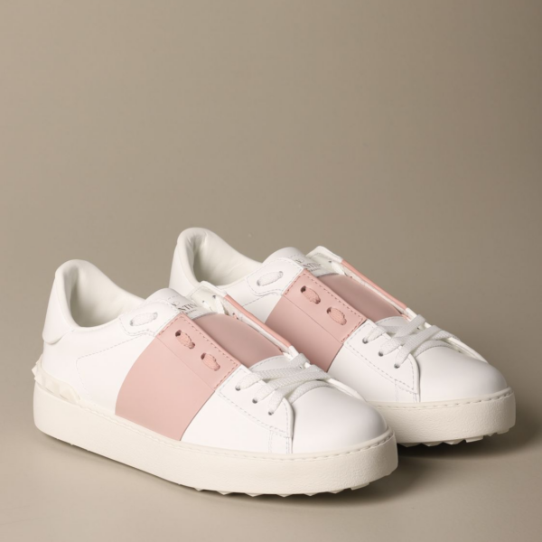 Giày Valentino Wmns Calfskin Leather White UW2S0781BLU834 - Ảnh 4