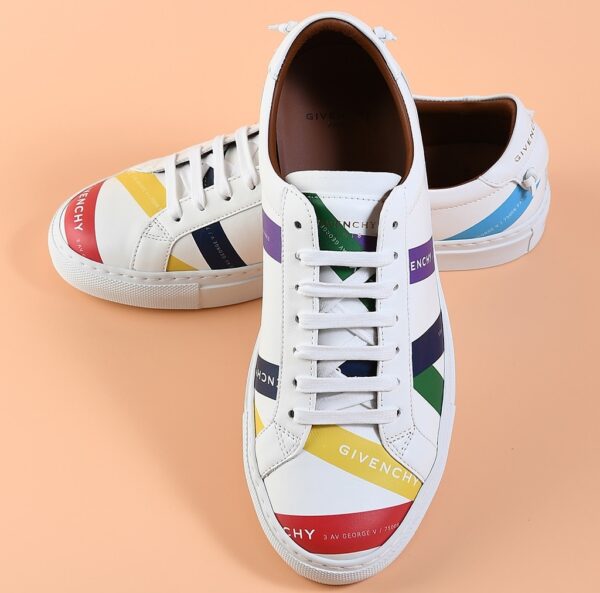 Giày Givenchy Logo Tape Print Sneakers In Multi BE0003E0K2-960 - Ảnh 3