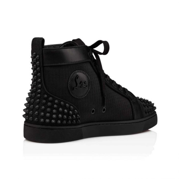 Giày Christian Louboutin Lou Spikes 2 'Black' 3220139B026 - Ảnh 3