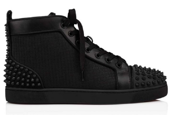 Giày Christian Louboutin Lou Spikes 2 'Black' 3220139B026