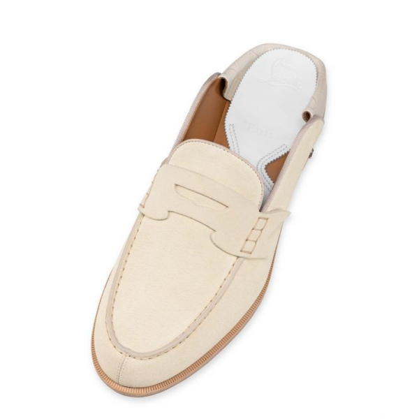 Giày Christian Louboutin Penny No Back 'Craie' 3220327W474 - Ảnh 4