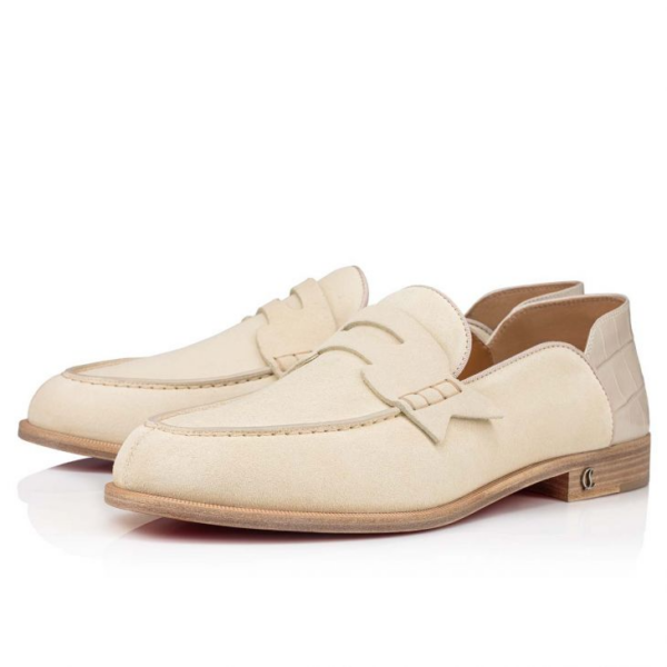Giày Christian Louboutin Penny No Back 'Craie' 3220327W474 - Ảnh 6
