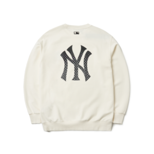 Alternative view of Áo MLB Monogram Diamond Gradient Bag Big Logo Overfit Sweatshirt 'Grey'