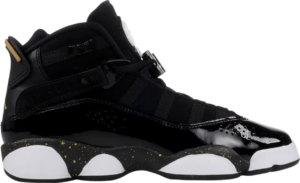 Giày Nike Jordan 6 Rings GS 'Black Metallic Gold' 323419-007