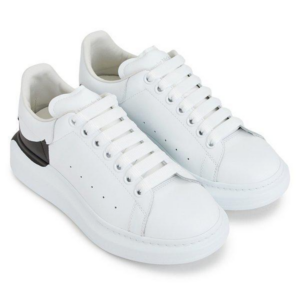 Alternative view of Giày Alexander McQueen Oversized Sneaker 'White Black' 645863-WHZ4L-9061