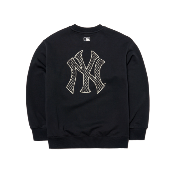 Áo MLB Monogram Bag Big Logo Overfit Sweatshirt NY 3AMTM0114-50BKS - Ảnh 5