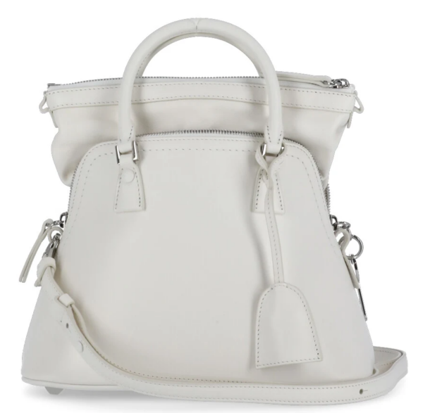 Túi Maison Margiela Women's White Leather Handbag S56WG0082P4303T1003 - Ảnh 3