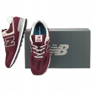 Alternative view of Giày New Balance 574 Kids 'Burgundy' GC574GB