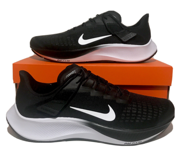 Giày Nike Air Zoom Pegasus 37 FlyEase 'Black White' CK8474-003 - Ảnh 3