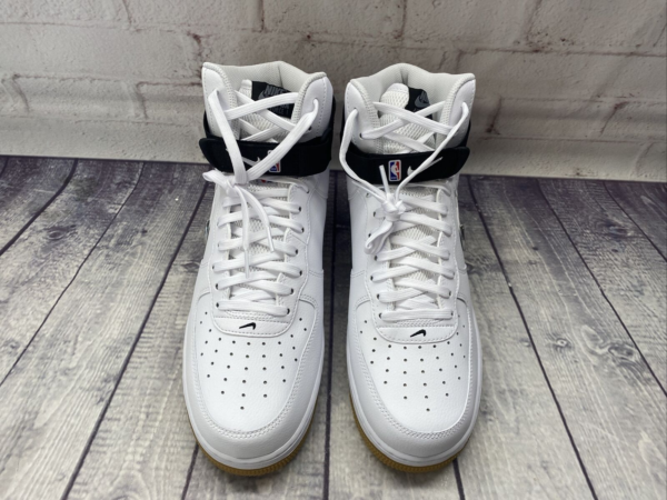 Giày Nike NBA x Air Force 1 High '07 LV8 'White University Gold' CT2306-101 - Ảnh 2