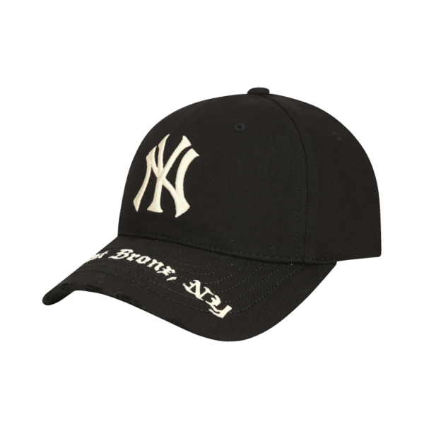 Mũ MLB Cap New York Brown Black 32CPKP941-50L - Ảnh 2